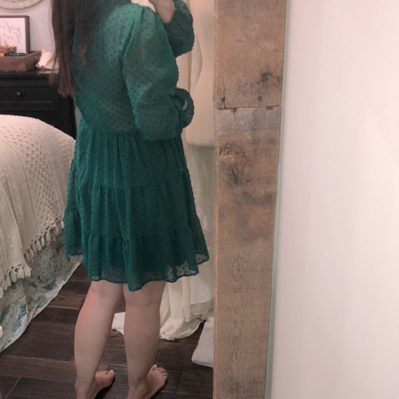 Trixxi green boho dress size XLarge - Picture 4 of 9